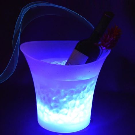 5-liter-led-eiskübel Mit Automatischem Farbwechsel Für Champagner, Wein, Bier, Eis, Bar, Ktv, Pub - Ywey