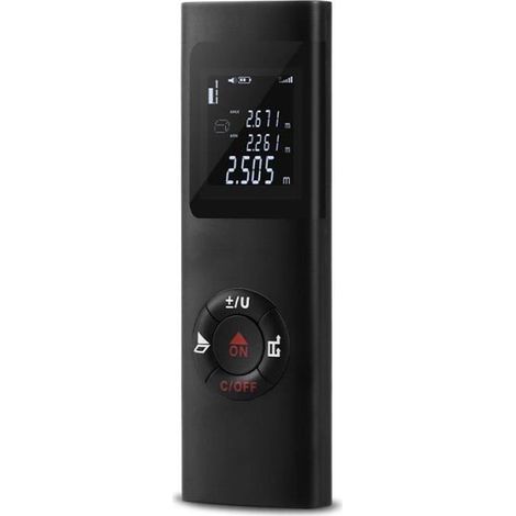 Tempsa Mini-laser-entfernungsmesser 0,05 Bis 40 M, Lcd, Wasserdicht, Digitales Lasermessgerät - Ywey