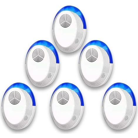 Ultraschall-mückenabwehrstecker, Ultraschall-mäuse- Und Fliegenabwehrgerät (6 Stück), Effektives Gerät Zur Abwehr Von Ratten Und Mücken – Ywey