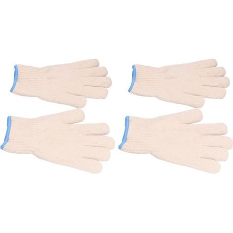Vgeby Hitzebeständige Handschuhe, 2 Paar 300 °c Wärmeisolierende Handschuhe, Rutschfest, Strapazierfähig, Verbrühungsschutz - Ywey