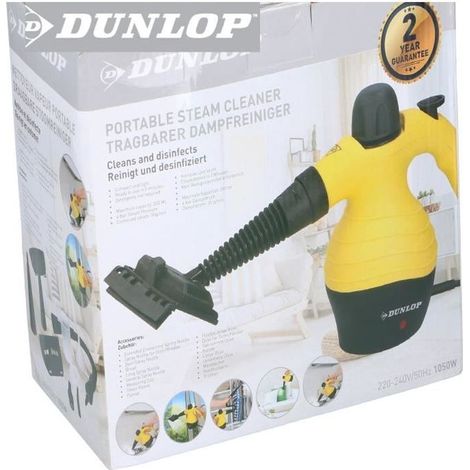 Dunlop -12116 - Tragbarer Dampfreiniger 4 Bar - 1050 Watt-ywey