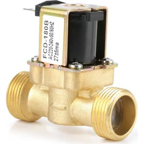 220-v-wechselstrom-magnetventil Mit G3/4-gewinde, Normalerweise Geschlossenes Elektrisches Druckventil Aus Messing Zur Wasserregelung – Ywey