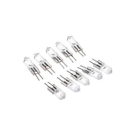 10 Stück G4 Jc Halogenlampen, 12 V, 10 W, Warmweiß - Ywey