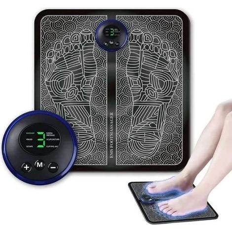 Elektrisches Ems-fußmassagegerät, Fußmassage Zur Linderung Von Muskelschmerzen Und Müdigkeit, Tragbar Und Wiederaufladbar - Ywey