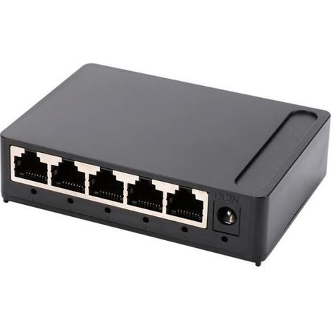 Uverbon 5-port Gigabit Ethernet Switch - Rj45 Hub - Flow Control - 10 Gbps - Ywey