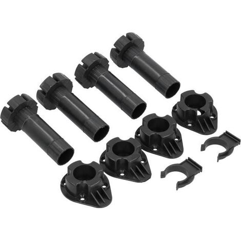 Schrankfüße - Tmishion - Verstellbar - 4er-set - Abs - Schwarz-gelb