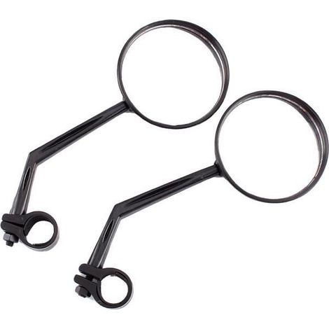 Drehbarer Konvexer Rückspiegelreflektor Für Fahrrad/motorrad, Schwarz -cwu Drehbarer Konvexer Rückspiegelreflektor Für Fahrrad/motorrad, Schwarz -cwu-ywey