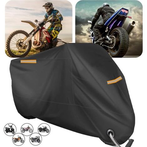 Xxxl Wasserdichte Motorradabdeckung 295x110x140cm Outdoor-motorradabdeckung Schneefest-ywey