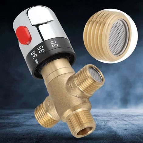 Thermostat-mischbatterie - Zerodis - Hb007 - Messing - 3-wege - Sicherheitsschalter - Ywey