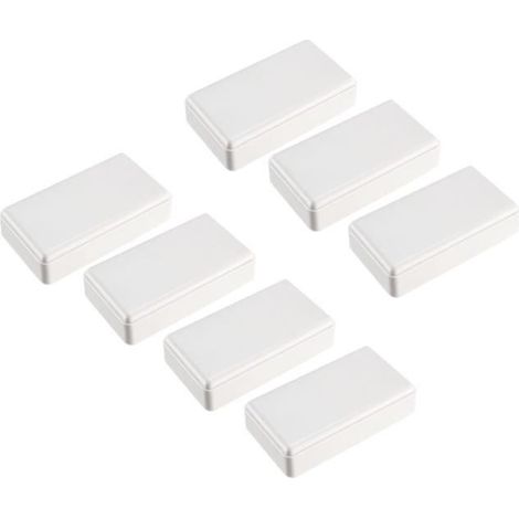 7 Stück 50 X 28 X 15 Mm Diy Elektronik-kunststoff-anschlussdose Weiß-ywey