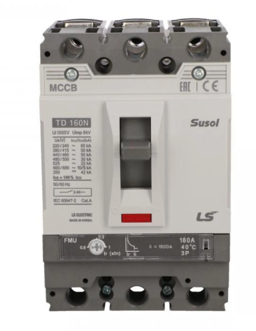 Leistungsschalter 160a 3p 50ka Komplett Td160n Fmu 160a 3p