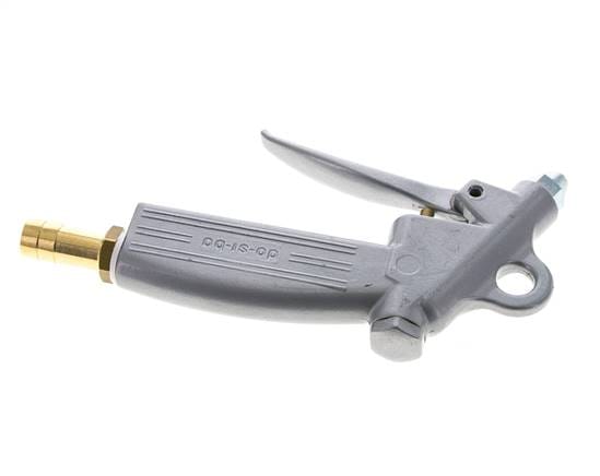 13 mm Aluminium-Blaspistole mit einstellbarem Durchfluss und kurzer Düse