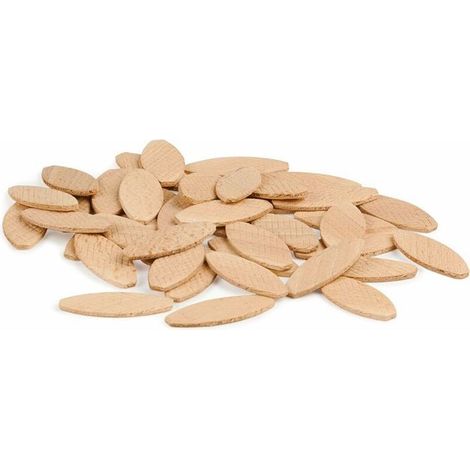 100 Flache Buchenholzdübel - Nosheir - 47x15x4mm, Für Lamello-verbindungen