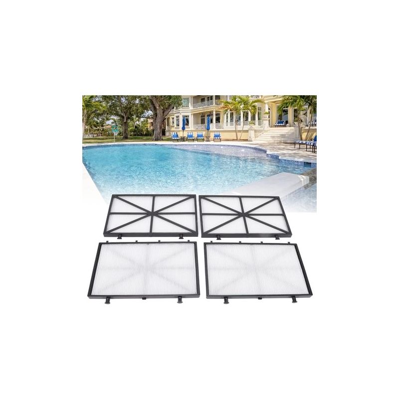 Lot De 4 Cartouches De Filtre À Ressort Pour Piscine – Ultra Fines – Compatible Dolphin M400/m500 – Dimensions 26,5 X 16,5 Cm - 9991432-r4