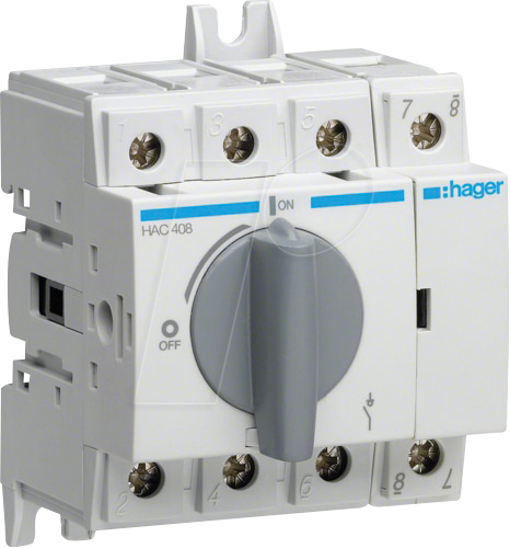 Hager HAC Lasttrennschalter - HAC408