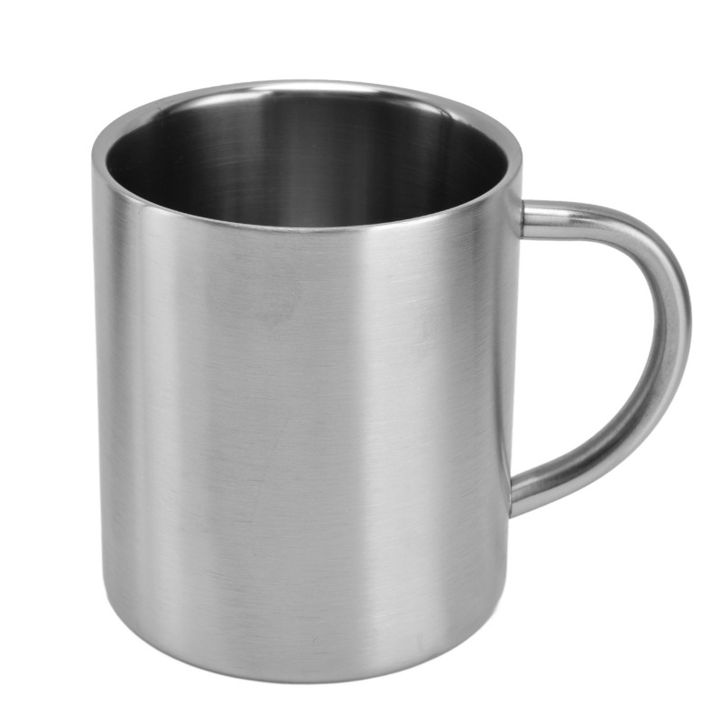 Doppelwandige Edelstahl-kaffeebecher, Ideal Für Camping, Reisen, Outdoor-aktivitäten Und Das Büro (410 Ml).