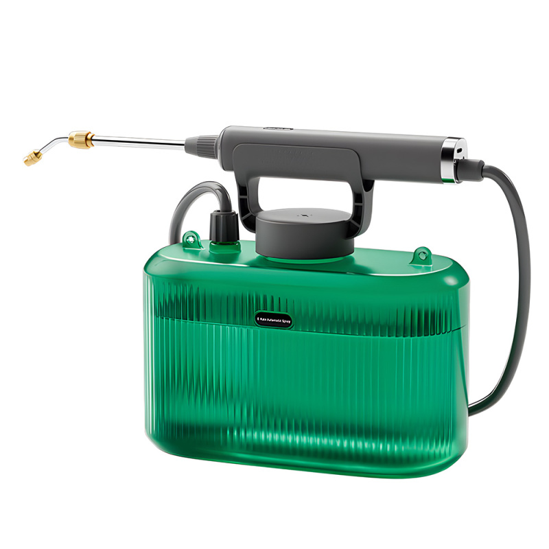 5l (1,32 Gallonen) Kabellose Elektrische Gartenspritze Mit Usb-wiederaufladbarem Griff, Teleskoplanze, 2 Sprühdüsen Und Verstellbarem Schultergurt.