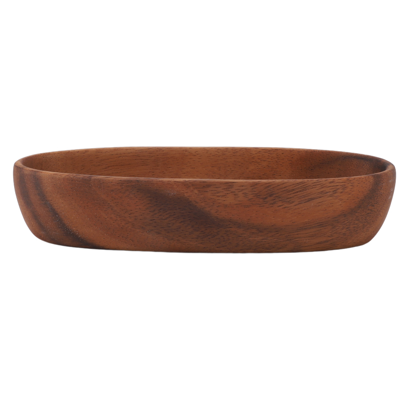 Große, Multifunktionale Holzschale In Bootsform, Ideal Für Brot, Obst, Snacks Und Desserts. Maße: 22 X 8,5 X 4,5 Cm.