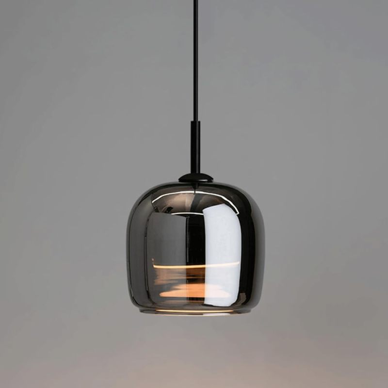 Hochwertiger, Moderner, Minimalistischer Und Kreativer Einflammiger Led-kronleuchter In Grau, Ideal Für Schlafzimmer Und Esszimmer.