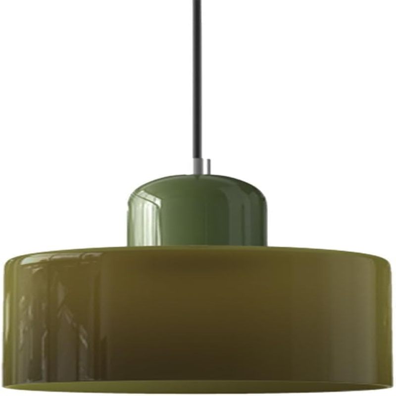Kleine Glaspendelleuchte, Langer Retro-kronleuchter Für Das Kopfteil, Zylindrische Leuchten Für Die Bartheke, Das Café Oder Restaurant Oder Die Kücheninsel Eines Cafés.