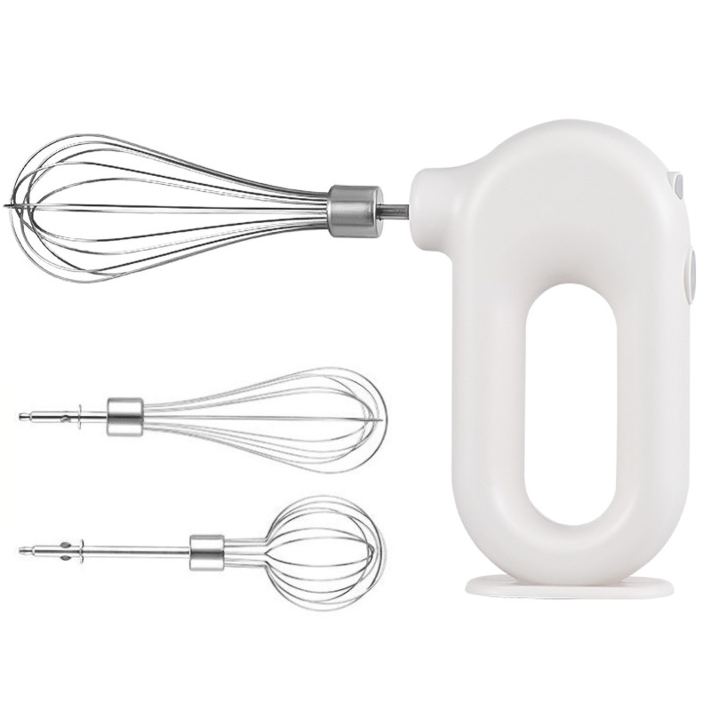 Elektrischer Handmixer Mit 4 Geschwindigkeitsstufen Für Gebäck, Kuchen, Cremes Und Eier. Vertikaler, Kabelloser Handmixer.