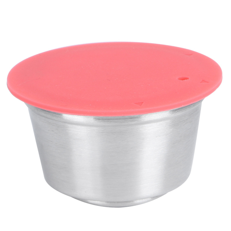 Wiederverwendbare Kaffeekapsel Aus Edelstahl, Kompatibel Mit Der Dolce Gusto Kaffeemaschine (rot).