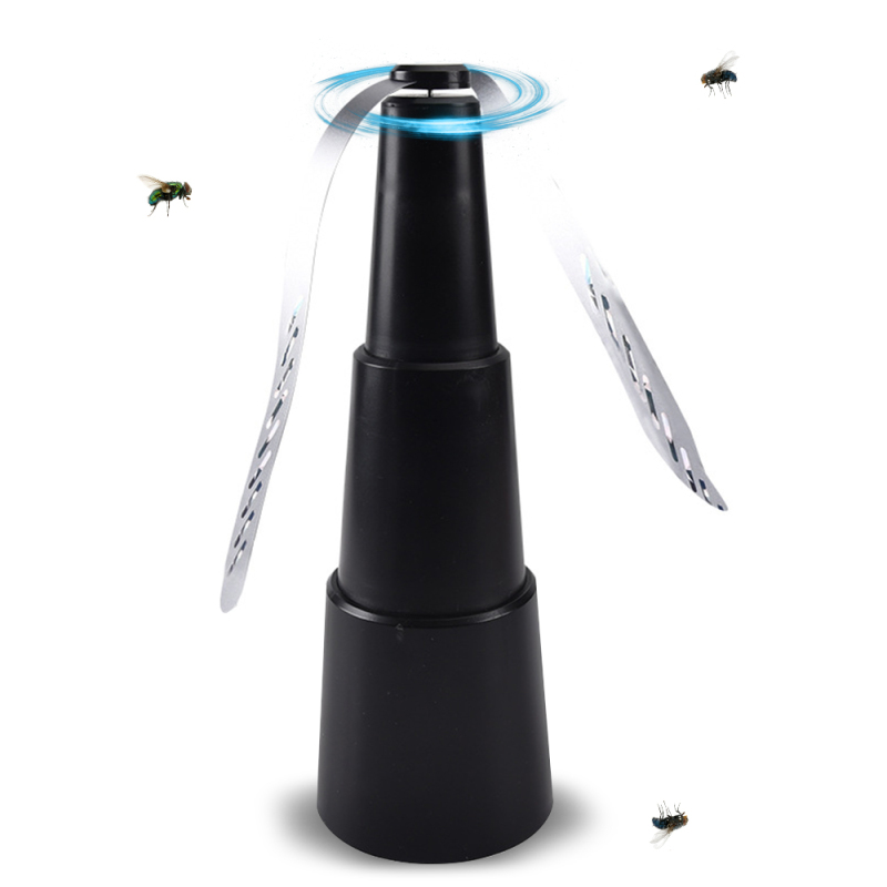 Verstellbarer, Drehbarer Fliegenventilator, Batteriebetrieben, Für Den Innen- Und Außenbereich (schwarz - 1 Stück)