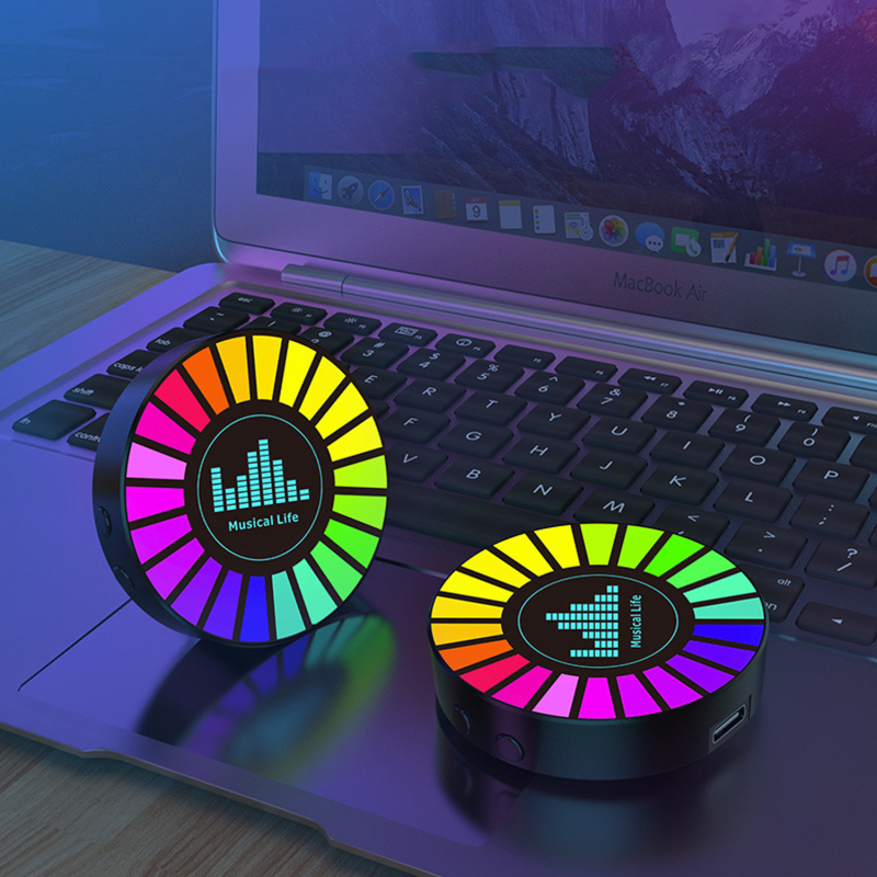 Bluetooth-lautsprecher Mit Knochenleitung, 360°-stereo, Tiefe Bässe, Umgebungslicht, Kompakt, Lange Akkulaufzeit