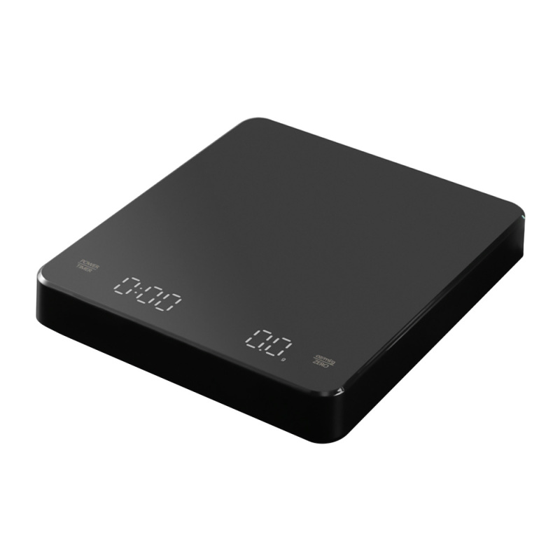 Digitale Kaffeewaage Mit Timer, Led-anzeige, Eingebautem Akku, Maximaler Kapazität Von 5 Kg, Wiegegenauigkeit Von 0,1 G, Messungen In Oz/ml/g, Ideal Für Filterkaffee Und Pour-over-kaffee.