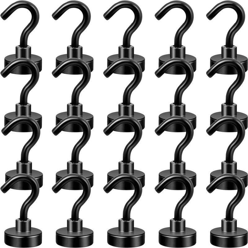 Zubehör Für Stockholmer Weihnachtsbeleuchtung: Magnetische Dachrinnenhaken (35 X 16 Mm, 20 Stück) Für Den Außenbereich