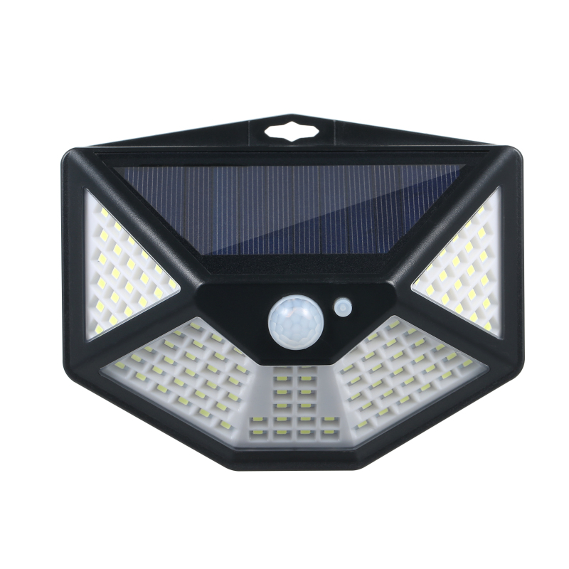 Solar-wandleuchte Mit 112 Leds, Pir-sensor, 3 Modi, 270° Abstrahlwinkel, Ip65