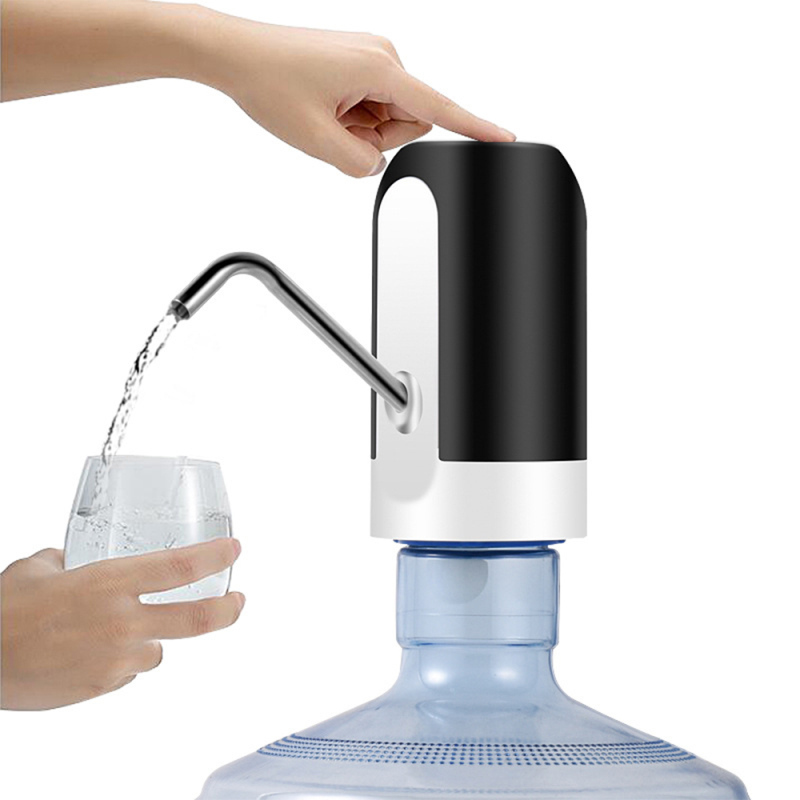 Automatische Elektrische Wasserpumpe, 3,8 Liter Wasserspender, Wiederaufladbar, Universell Und Leise, Mit Schalter Und Usb-kabel, Für Zuhause, Büro Und Im Freien (schwarz).
