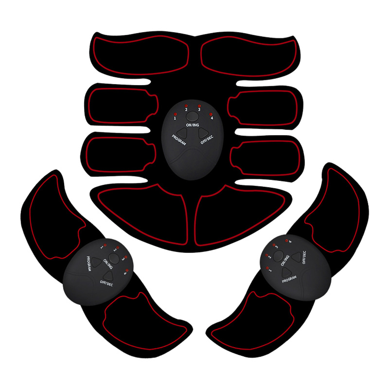 Intelligenter Bauchmuskelstimulator, Gerät Zur Stärkung Der Bauchmuskulatur, 6 Modi, 9 Intensitätsstufen, Formendes Massagepflaster Für Mehr Fitness, Unisex, Batteriebetrieben
