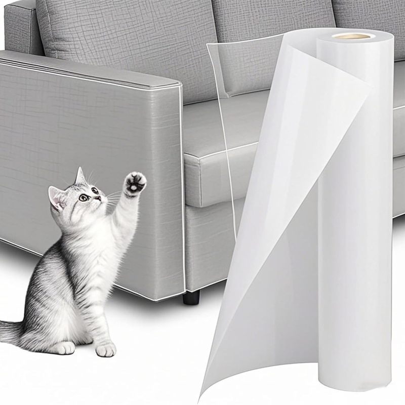 Kratzschutz Für Möbel, Großflächiger Schutz Mit Dickem, Kratzfestem Klebeband, Geeignet Für Möbel, Sofas, Türen, Wände Und Ecken, 600 X 40 Cm