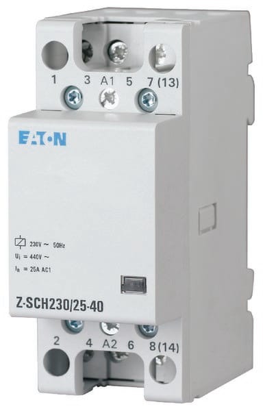 Eaton Installationsschütz 24VAC 50Hz 25A 2NO+2NC 2HP - 248850