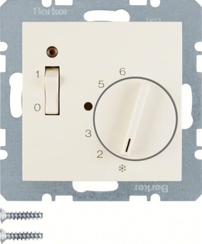Hager Berker Raumthermostat mit Öffnerschalter und LED - 20308982