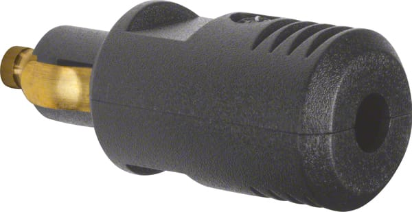 Hager Berker 12V Integrierter Stecker Basiselement Schwarz Matt - 4637