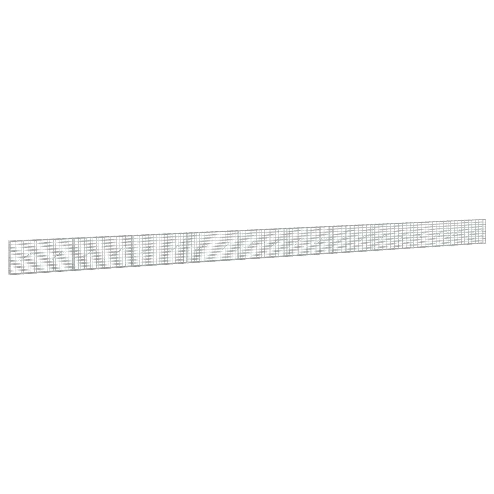 Gabione Mit 5 Mm Draht Und 5x10 Cm Maschen 1000x10x50 Cm Vidaxl