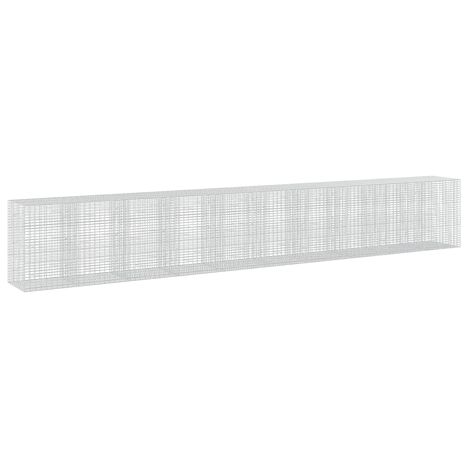 Gabione Mit 5 Mm Draht Und 5x10 Cm Maschen 1000x100x150 Cm Vidaxl