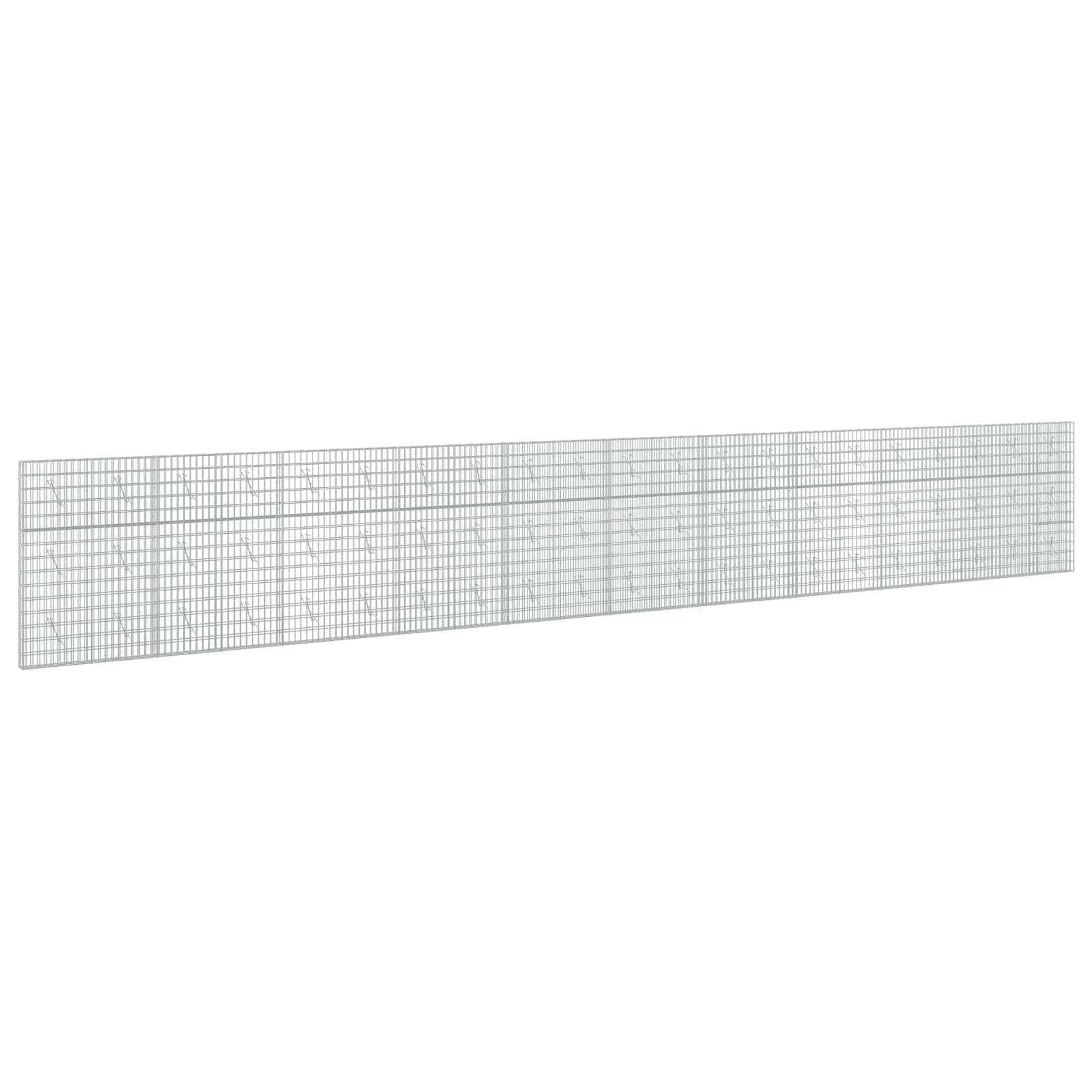 Gabione Mit 5 Mm Draht Und 5x10 Cm Maschen 1050x10x150 Cm Vidaxl