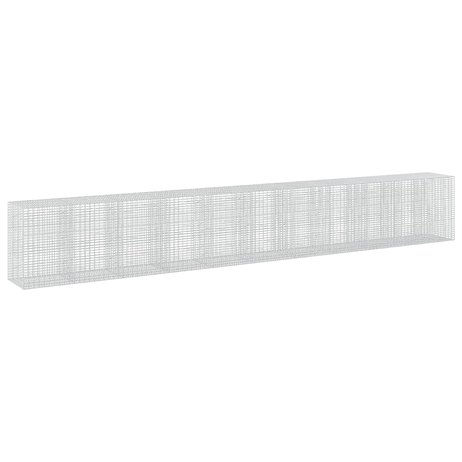 Gabione Mit 5 Mm Draht Und 5x10 Cm Maschen 1050x100x150 Cm Vidaxl