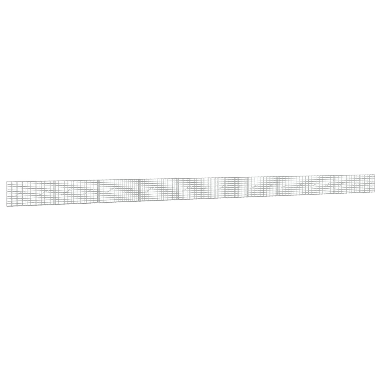 Gabione Mit 5 Mm Draht Und 5x10 Cm Maschen 1050x10x50 Cm Vidaxl