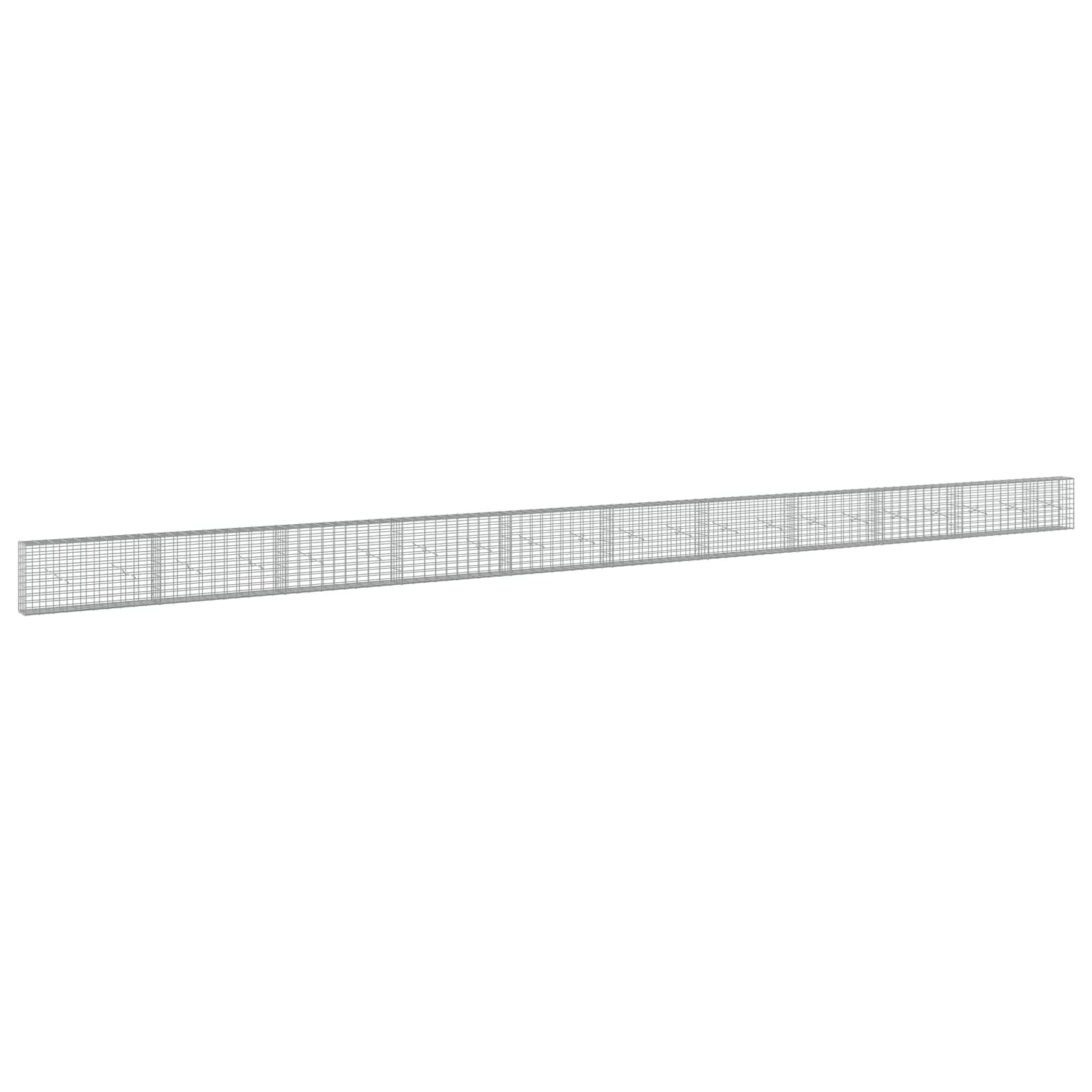 Gabione Mit 5 Mm Draht Und 5x10 Cm Maschen 1050x20x50 Cm Vidaxl