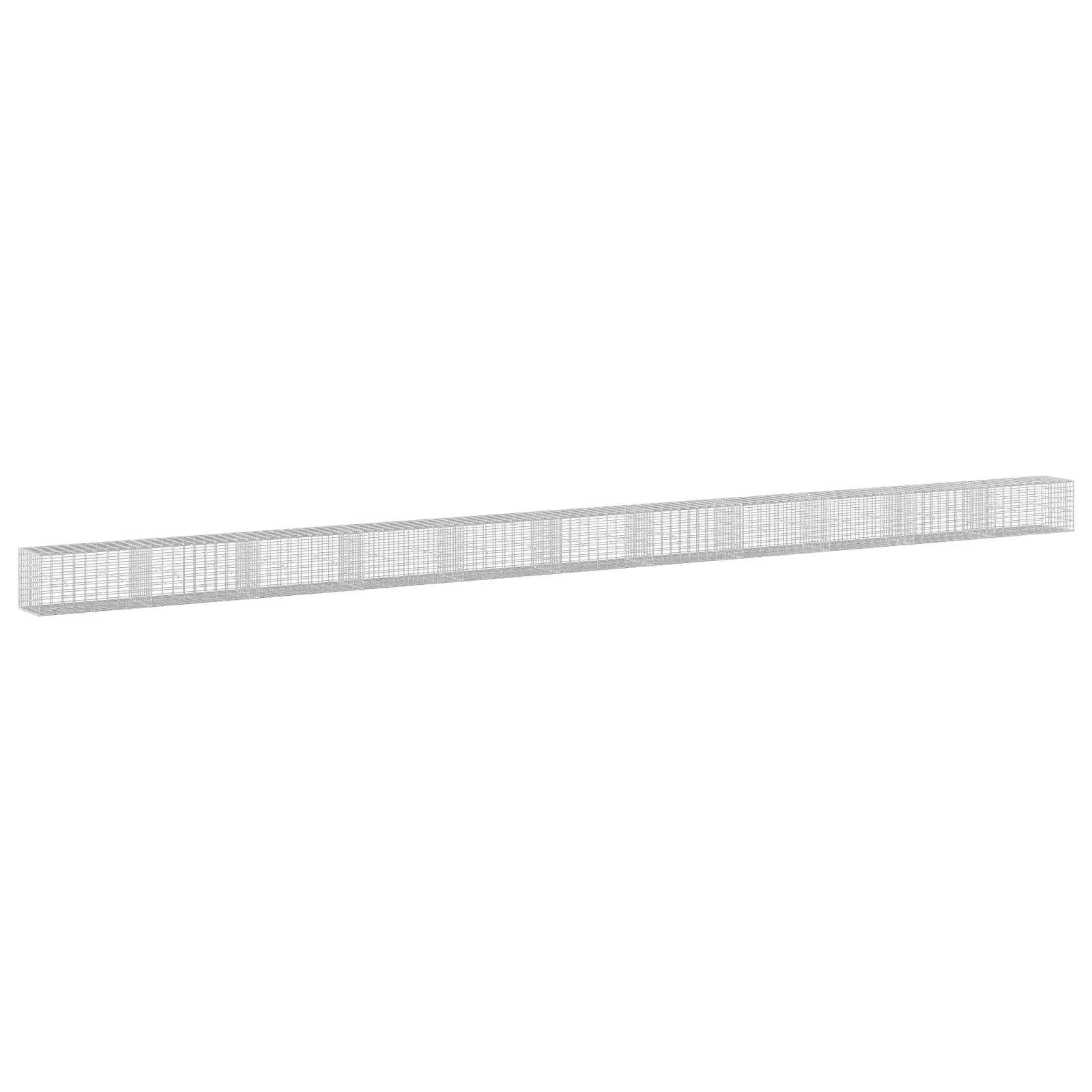 Gabione Mit 5 Mm Draht Und 5x10 Cm Maschen 1100x50x50 Cm Vidaxl