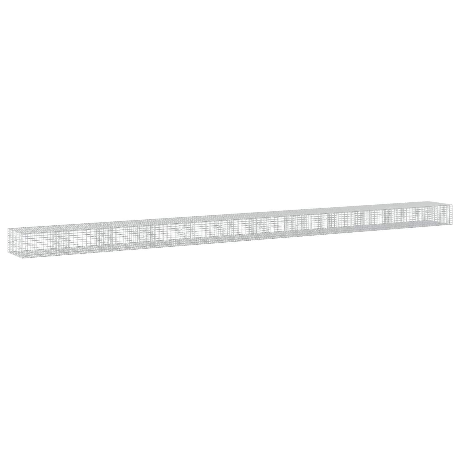 Gabione Mit 5 Mm Draht Und 5x10 Cm Maschen 1150x100x50 Cm Vidaxl