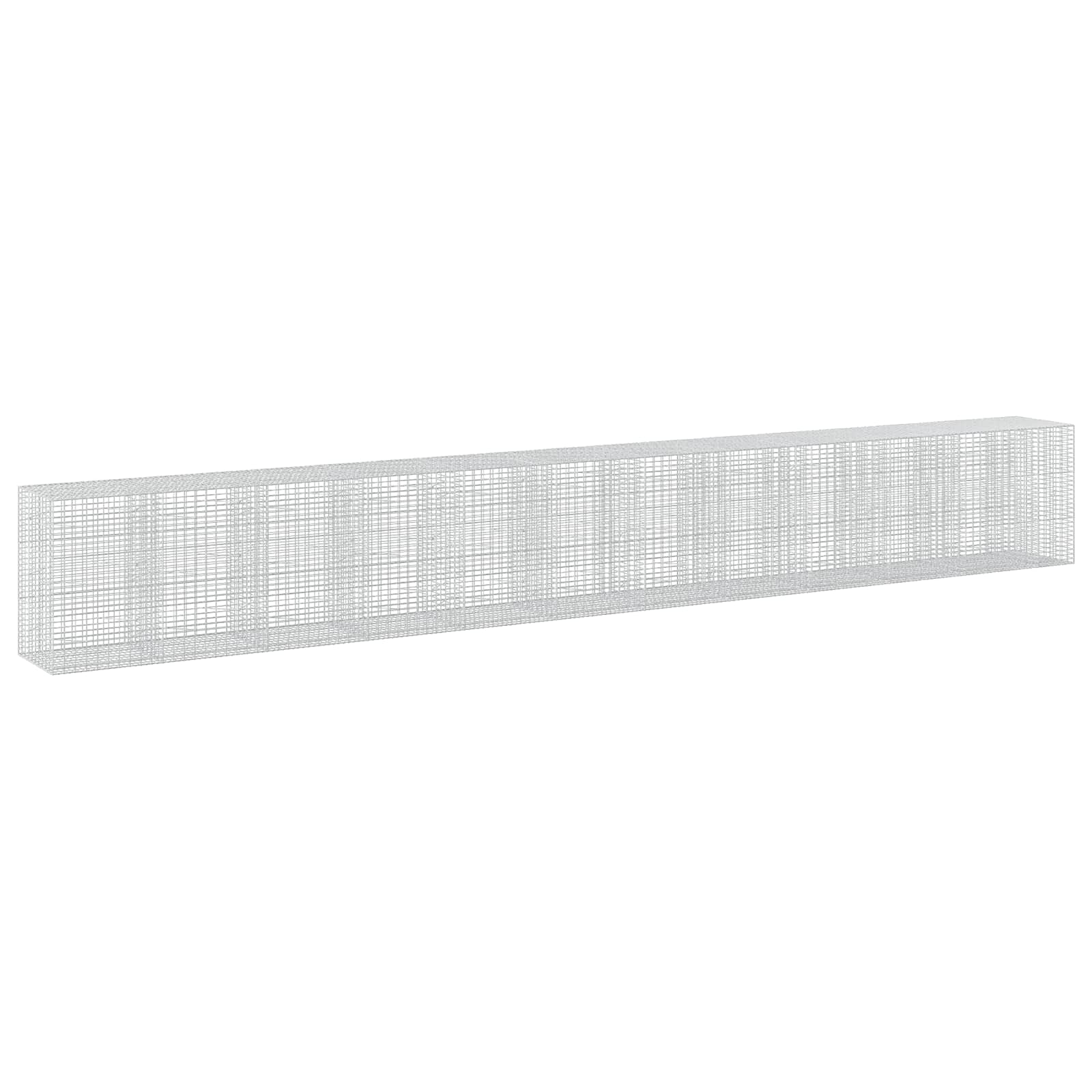 Gabione Mit 5 Mm Draht Und 5x10 Cm Maschen 1150x100x150 Cm Vidaxl