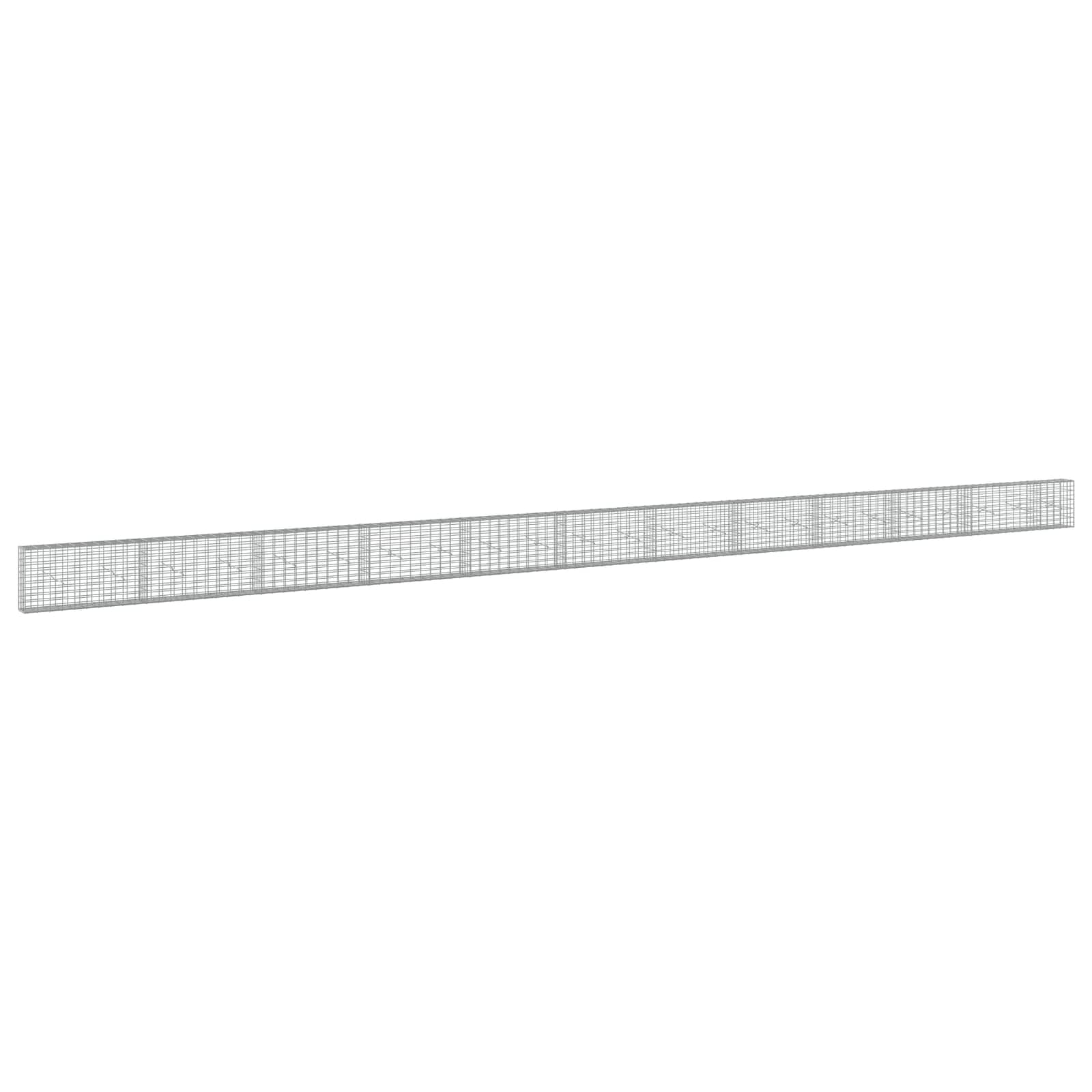 Gabione Mit 5 Mm Draht Und 5x10 Cm Maschen 1150x20x50 Cm Vidaxl