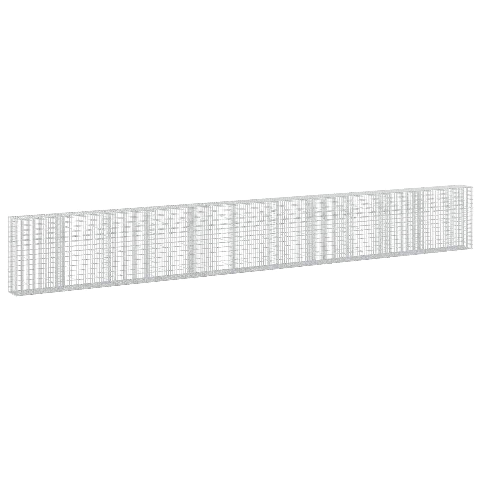 Gabione Mit 5 Mm Draht Und 5x10 Cm Maschen 1150x50x150 Cm Vidaxl
