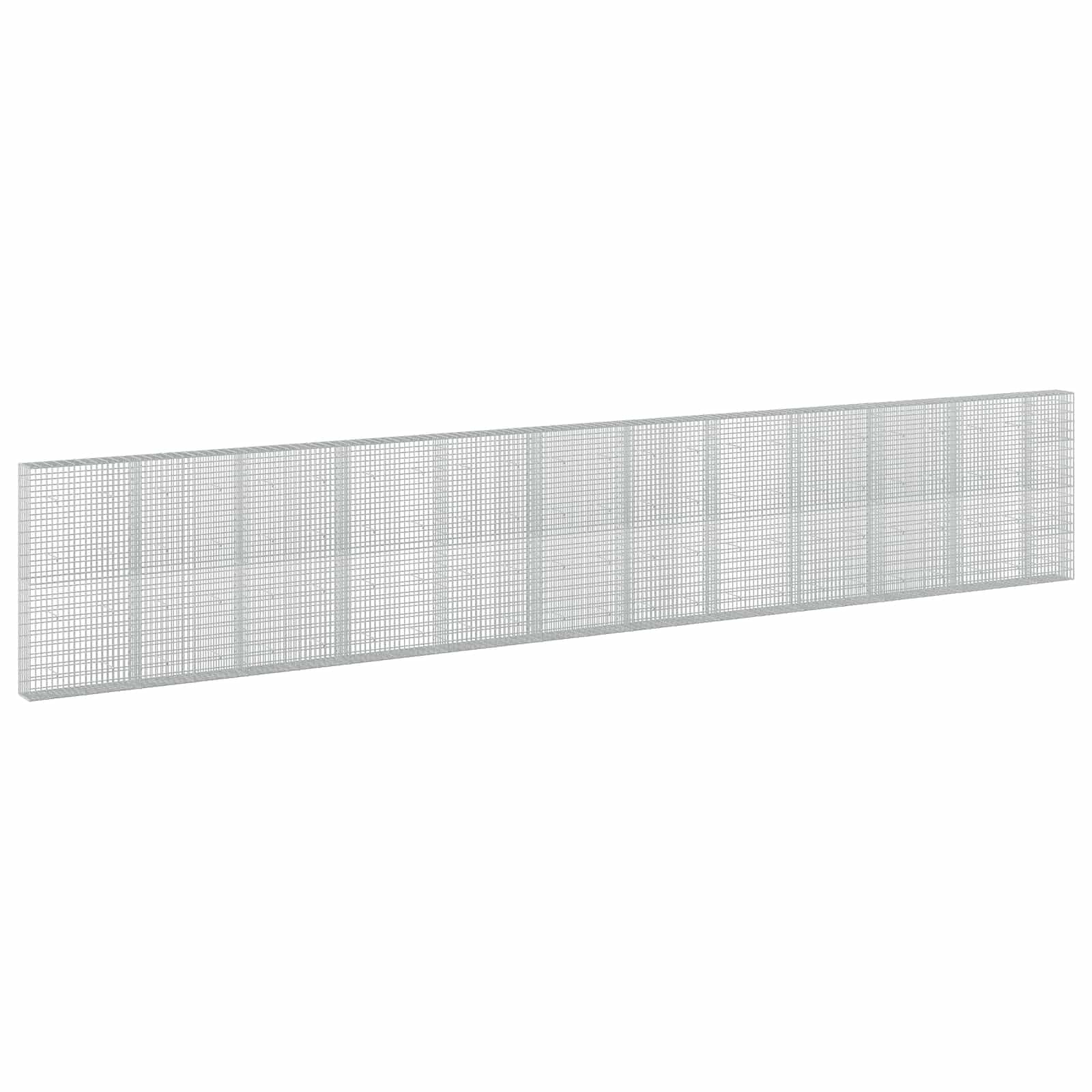 Gabione Mit 5 Mm Draht Und 5x10 Cm Maschen 1150x30x200 Cm Vidaxl