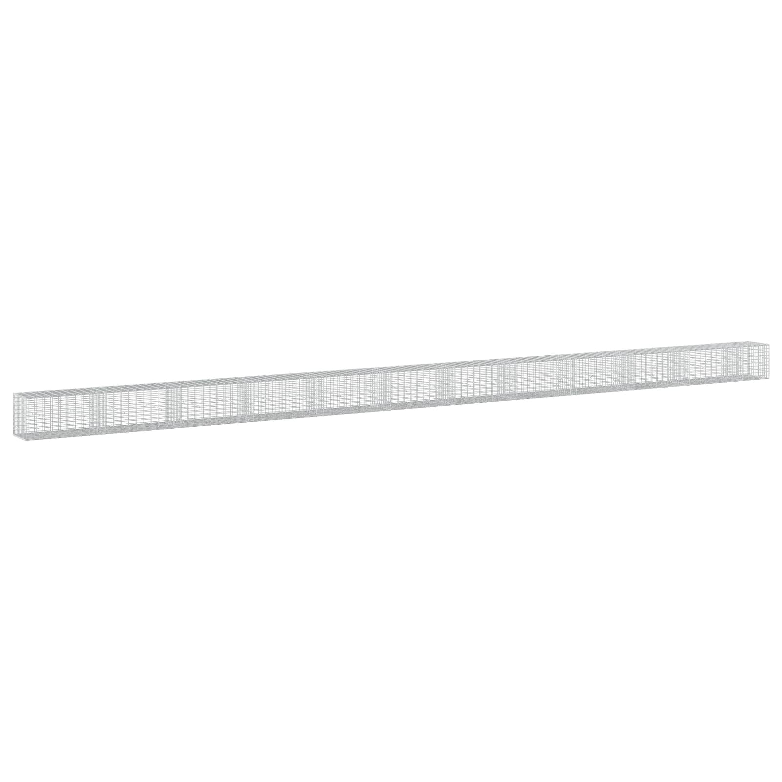 Gabione Mit 5 Mm Draht Und 5x10 Cm Maschen 1150x50x50 Cm Vidaxl